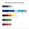 tank top color chart - Astro Bot Uk Store
