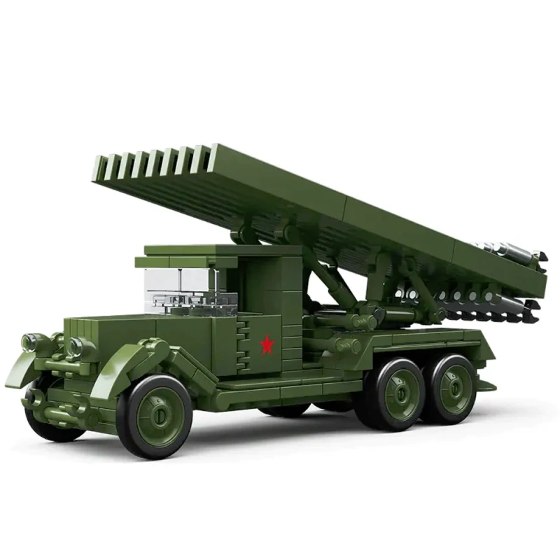 Military World War II BM-13 Rocket Artillery Building Block