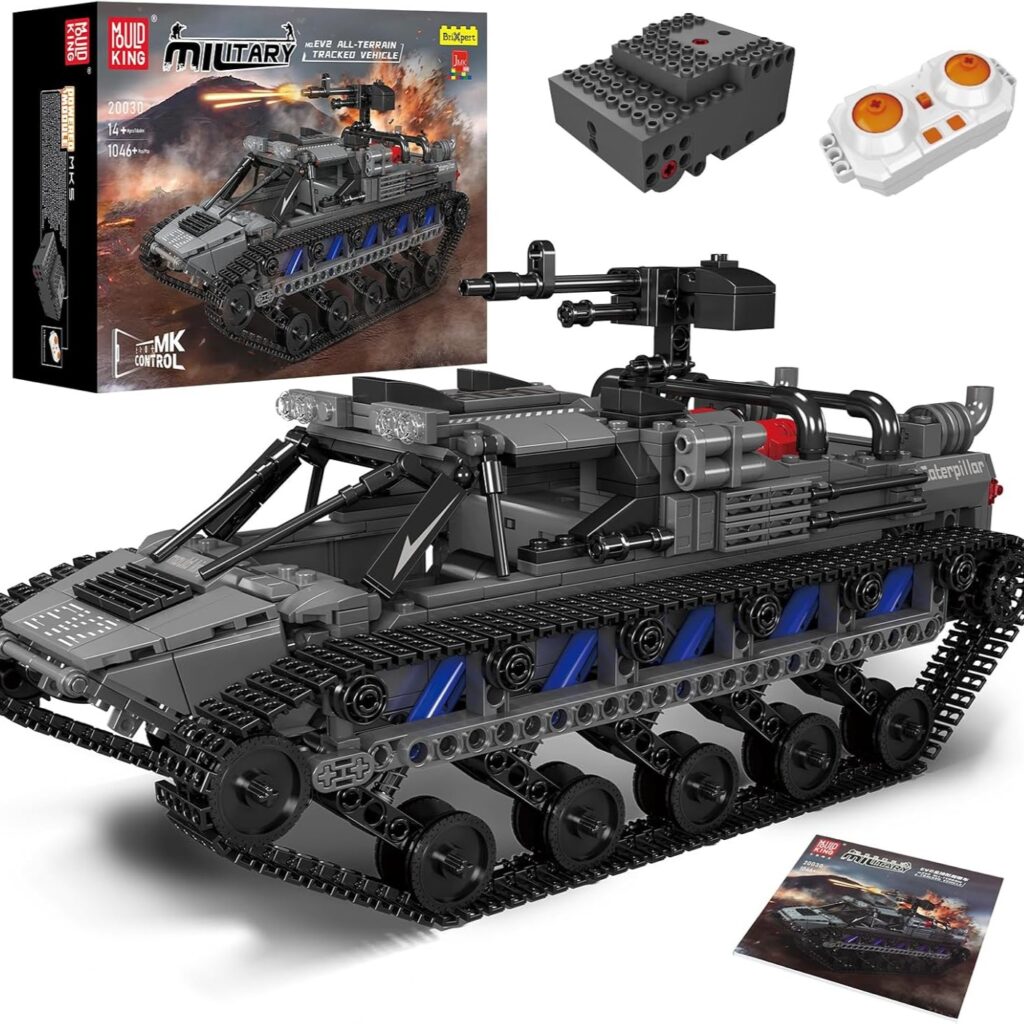 MoulD King 20030 Remote Control RC EV2 All-terrain Tracked Vehicle Building Block